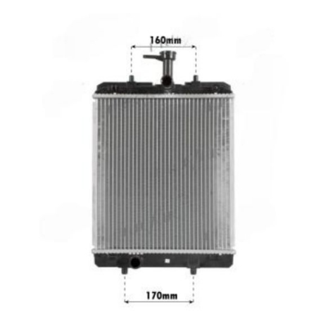 Acessar a peça Radiador a gasolina 1.0l