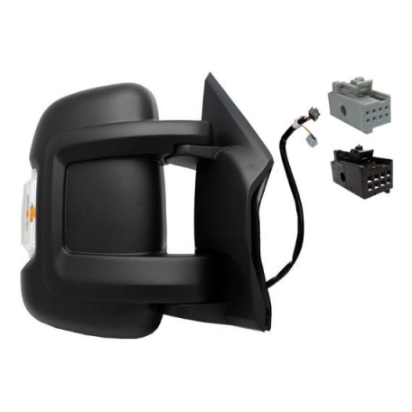 Acessar a peça Espelho retrovisor elétrico direito, convexo, aquecido, rebatível, com indicador (16W) (10 pinos) (curto)