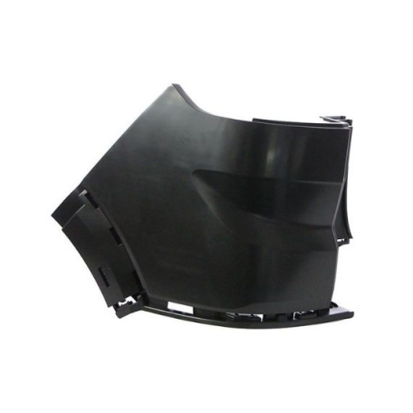 Acessar a peça Ponta superior esquerda para-choques traseiro, preto
