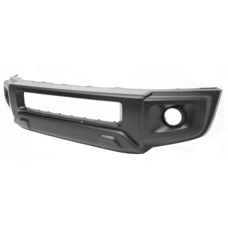 Acessar a peça Para-choques frente, preto, orifícios farol nevoeiro