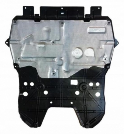 Acessar a peça Proteção do motor, alumínio