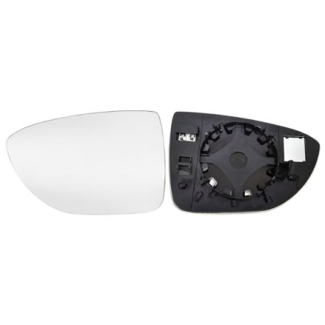 Acessar a peça Vidro + suporte espelho retrovisor esquerdo, convexo, aquecido