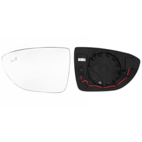 Acessar a peça Vidro + suporte espelho retrovisor esquerdo, convexo, aquecido, side