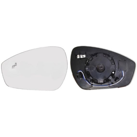 Acessar a peça Vidro + suporte espelho retrovisor esquerdo, convexo, aquecido, side