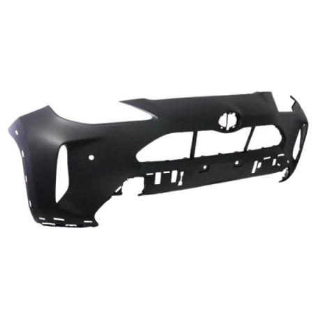 Acessar a peça Para-choques frente preto, orifícios friso, 2 orifícios sensores