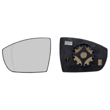 Acessar a peça Vidro + suporte espelho retrovisor esquerdo, asférico
