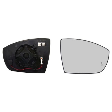 Acessar a peça Vidro + suporte espelho retrovisor direito, convexo, aquecido, side