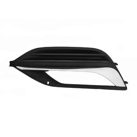 Acessar a peça Grelha para-choques frente esquerdo, preta, friso cromado