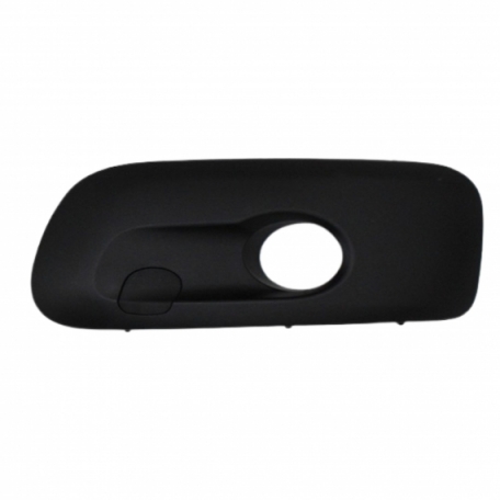 Acessar a peça Friso superior esquerda para-choques frontal preta com buraco nevoeiro