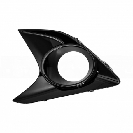 Acessar a peça Grelha para-choques frente esquerdo, preta, orifício faróis de nevoeiro