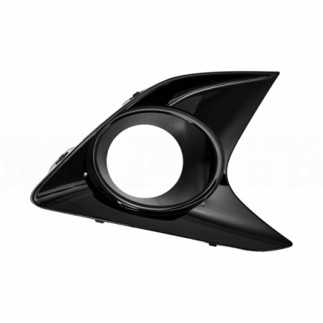 Acessar a peça Grelha para-choques frente direito, preta, orifício faróis de nevoeiro