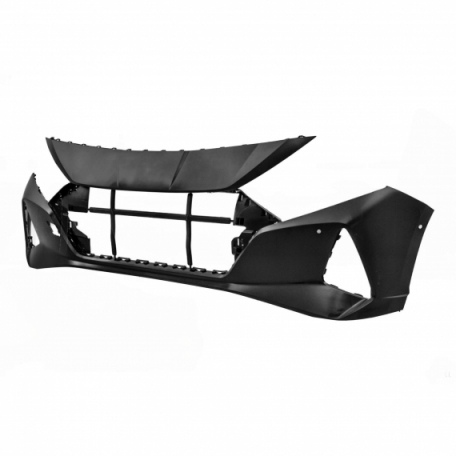 Acessar a peça Para-choques frente preto, orifícios sensores, park assist