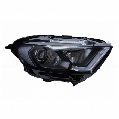 Acessar a peça Farol elétrico direito, preto, luz diurna, LED, H1+H18 (Motor)