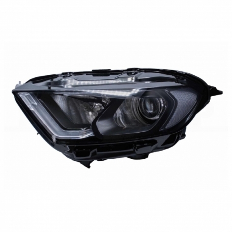 Acessar a peça Farol elétrico esquerdo, preto, luz diurna, LED, H1+H18 (Motor)