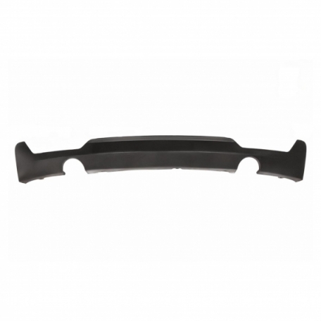 Acessar a peça Spoiler para-choques traseiro, preto, escape duplo (Coupé/Cabriolet/M-TECH)