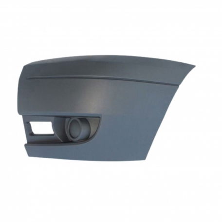 Acessar a peça Ponta do para-choques frente esquerda, cinzento escuro