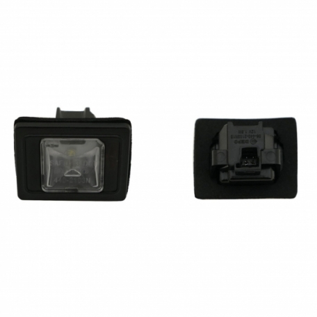 Acessar a peça Luz de matrícula, LED