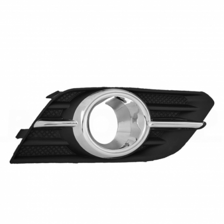 Acessar a peça Grelha direito do para-choques frente, orifício de nevoeiro, friso cromado