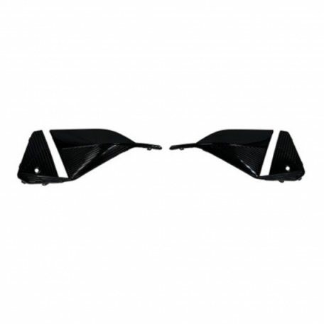 Acessar a peça Kit tampa faróis de nevoeiro, com orifício sensor, preto brilhante