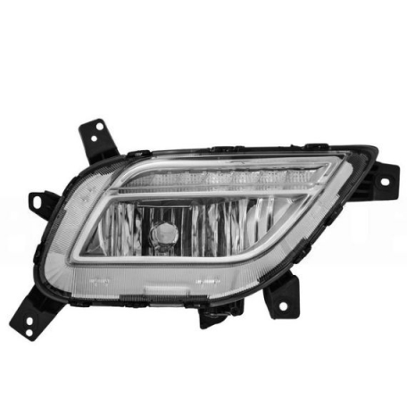 Acessar a peça Farol Nevoeiro direito com luz de circulação diurna LED + H8