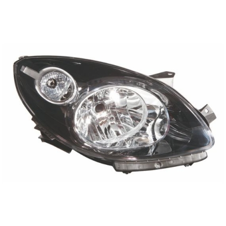 Acessar a peça Farol elétrico direito, preto, H4