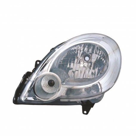 Acessar a peça Farol elétrico esquerdo, cromado, luz diurna, H4