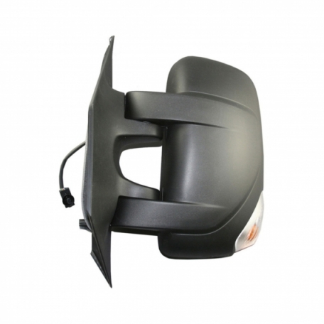 Acessar a peça Espelho retrovisor elétrico esquerdo, convexo, aquecido, com pisca (7 pinos) (braço curto)