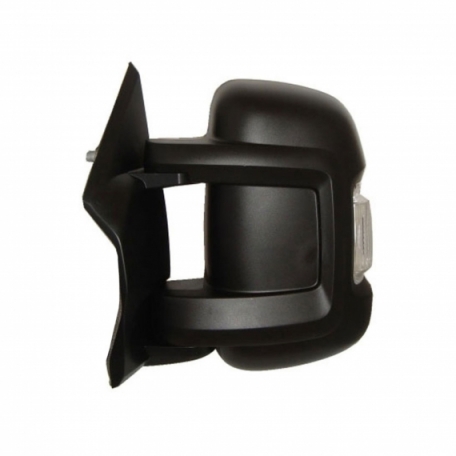 Acessar a peça Espelho retrovisor manual esquerdo, convexo, com pisca (2 pinos) (braço curto)