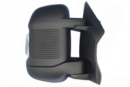 Acessar a peça Espelho retrovisor direito elétrico, convexo, aquecido, com pisca, gravação, aviso de ângulo morto, antena digital e rebatível eletricamente. Braço curto